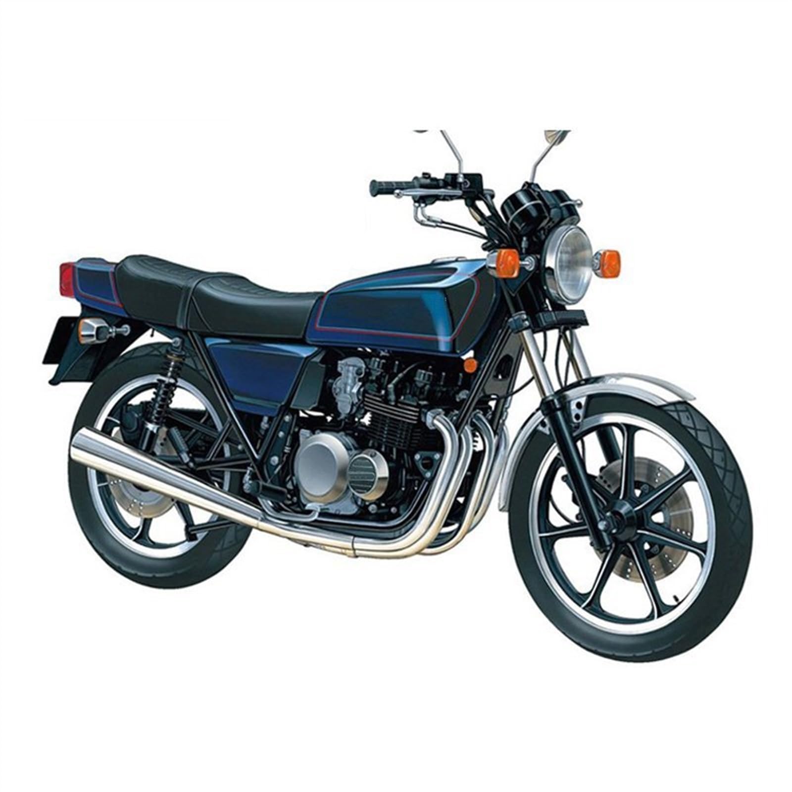 Amazon.co.jp: バイクスケールモデル 1/12 に適合するカワサキ Z400FX 