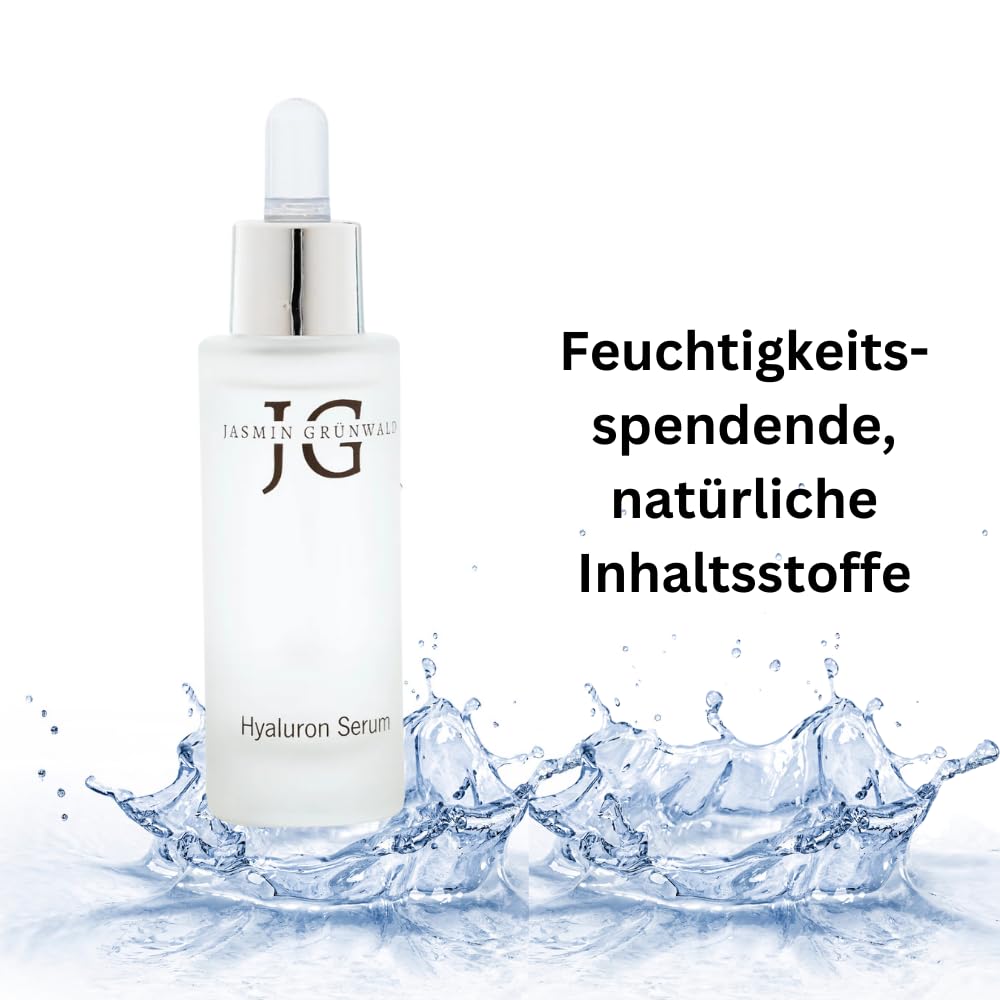Hyaluron Serum, 30 ml – Hoch- & niedrigmolekulare Hyaluronsäure für intensive Feuchtigkeit, Soforteffekt & Anti-Aging, Vegan & ohne Parabene, Für alle Hauttypen