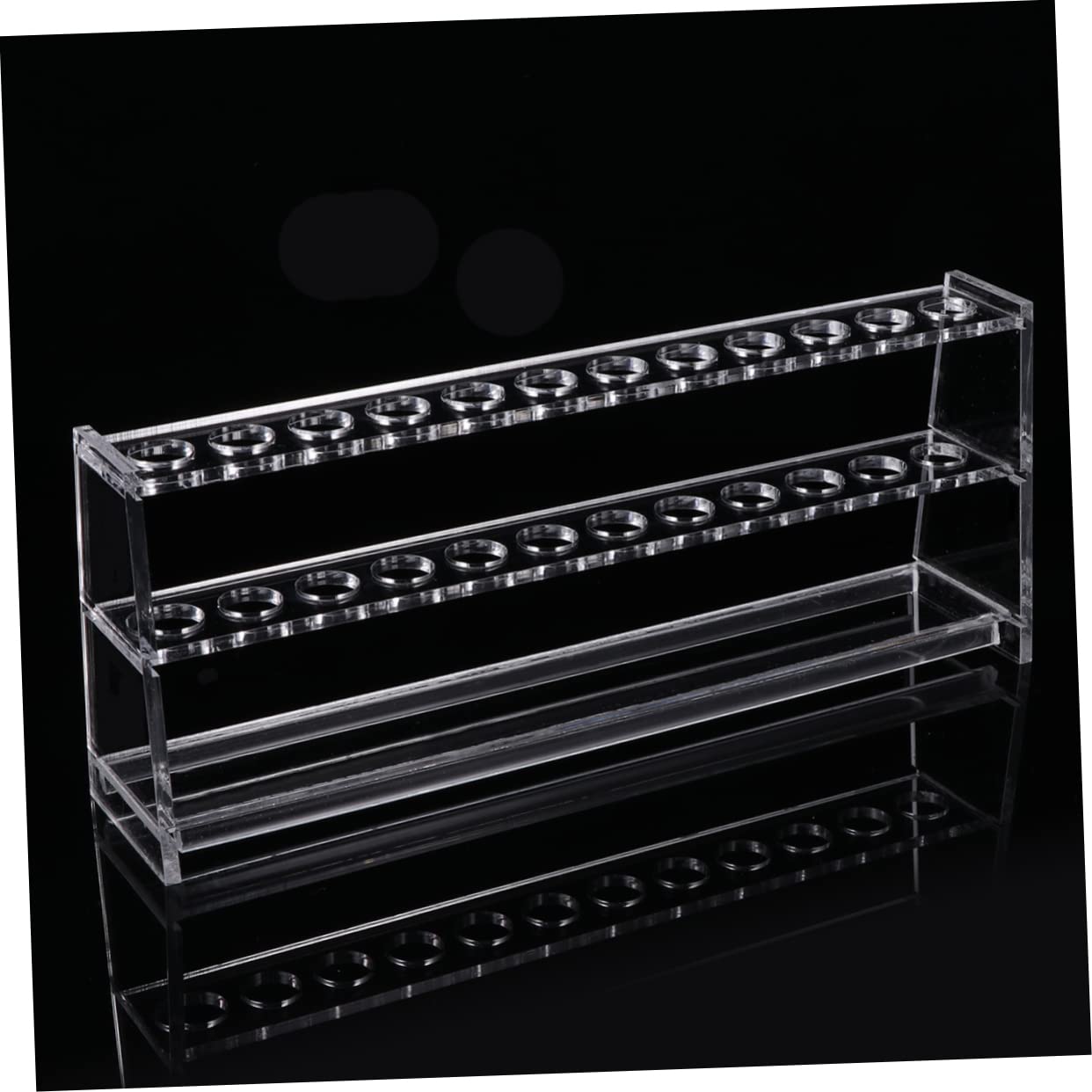 Ciieeo 2 Set per Provette Trasparente Design Smontabile per Laboratorio Scolastico Accessorio Pratico e Stabile per La Pulizia e Organizzazione