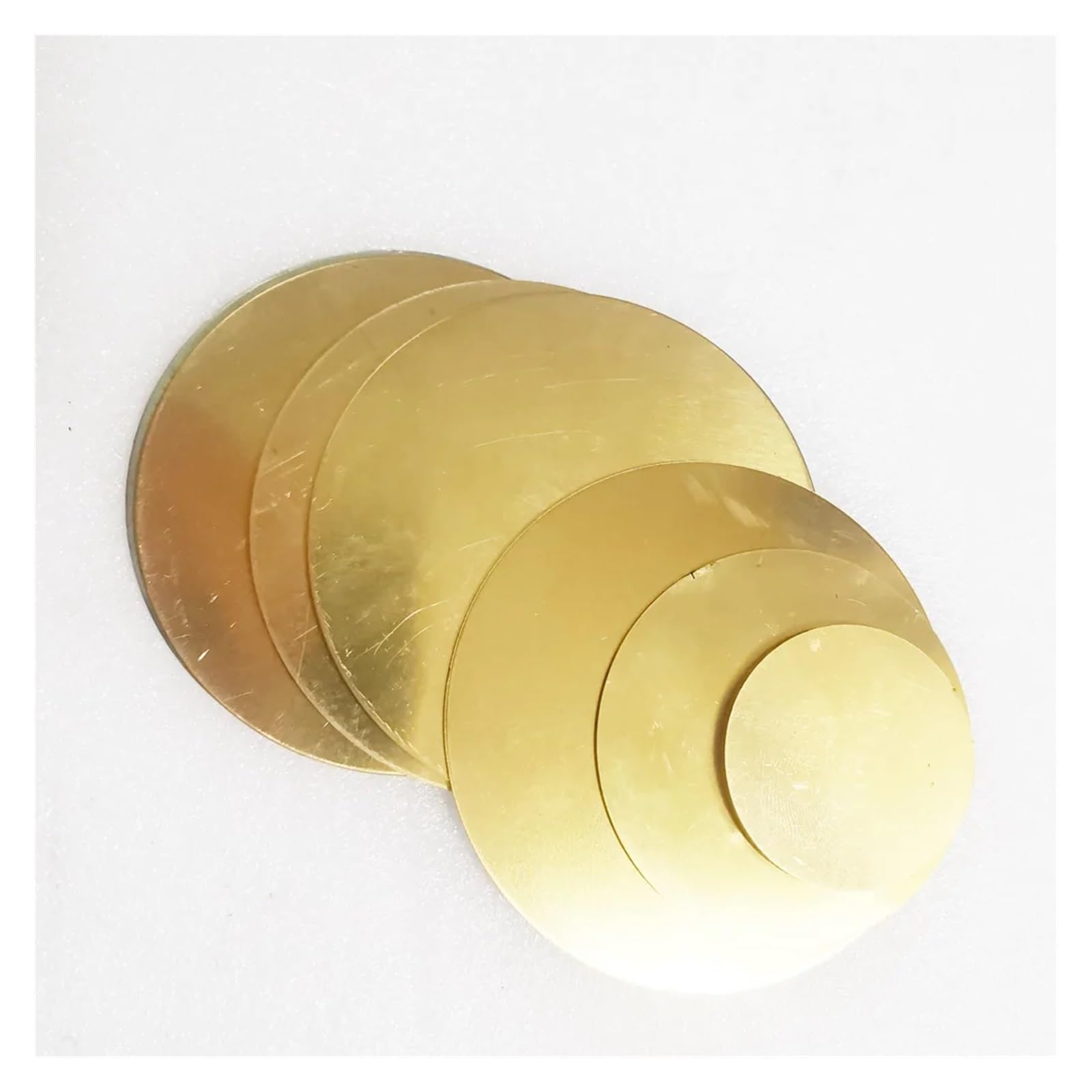 Plaque ronde en cuivre, Plaque ronde en laiton, épaisseur de disque 1mm-3mm, diamètre 25mm-300mm, pièces métalliques bricolage(1.5x35mm(1PCS))