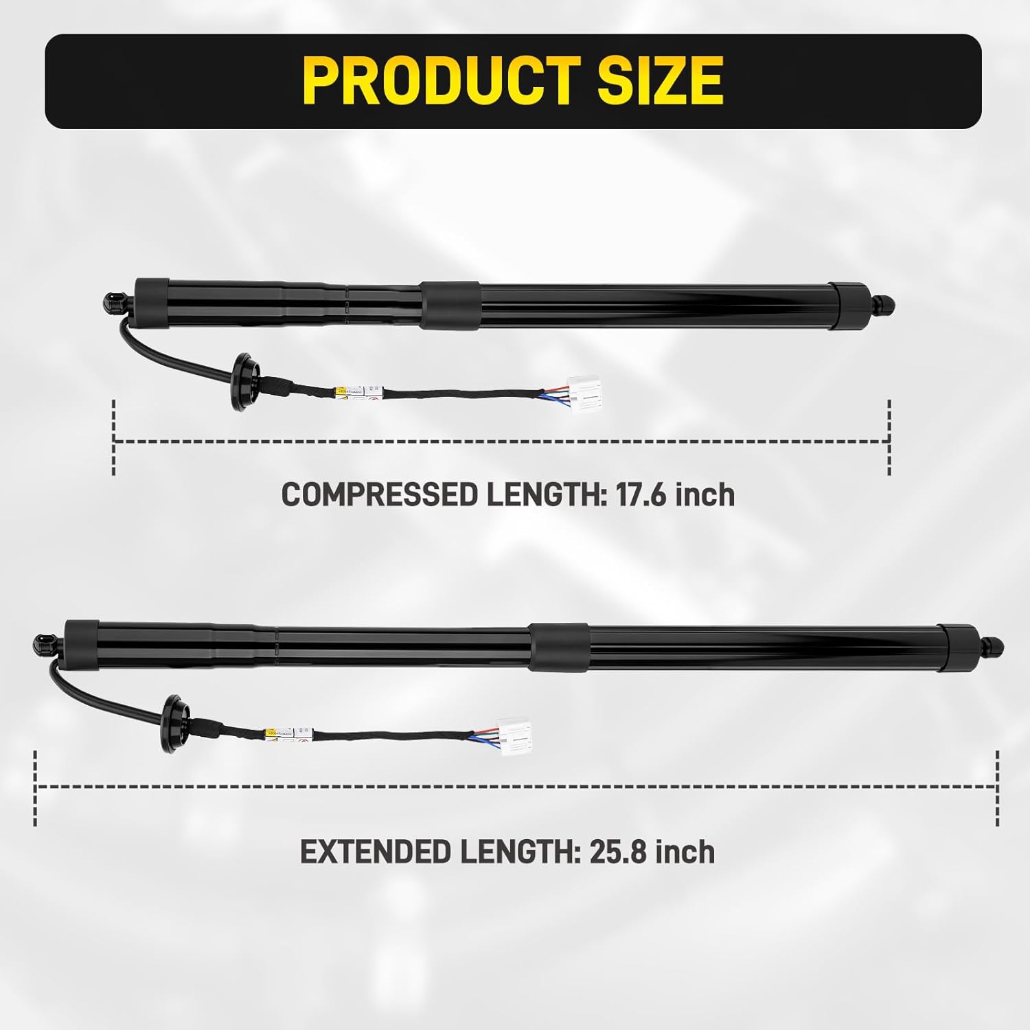 Rear Power Tailgate Lift Supports Hatch Struts Compatible with 2014-2020 Nissan Rogue, Liftgate Shocks Electric Trunk Actuator, Replaces# 90561-4BA1A 90561-4BA2A 90561-4BA3A 90561-4BA4A,1Pair, 2Pcs