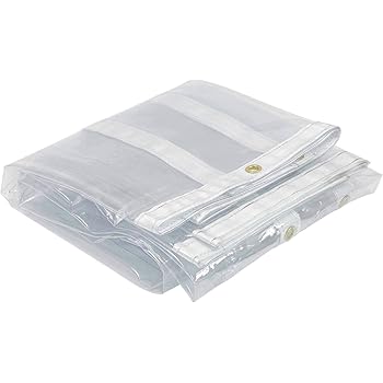6 X 8 Clear Vinyl Tarp 20 Mil