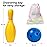 Liberry Kids Bowling Set, 10 Plastic Toy Bowling Pins & 2 Balls, Toddler Indoor Outdoor Sports Games, Educational Christmas Birthday Gifts for Boys Girls Ages 2 3 4 5 (Multicolor)
