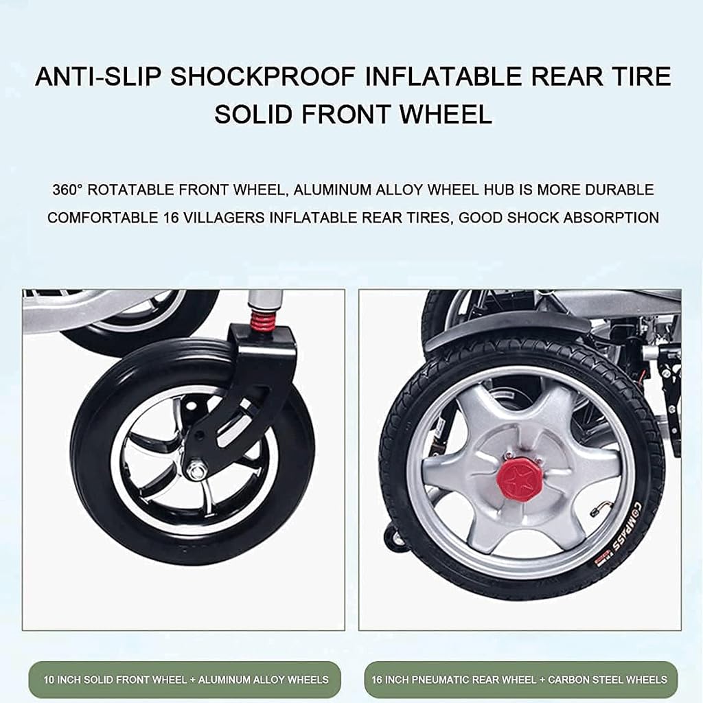 Scooter de Movilidad Inteligente de Cuatro Ruedas con discapacidad para Ancianos, Ancianos livianos livianos.