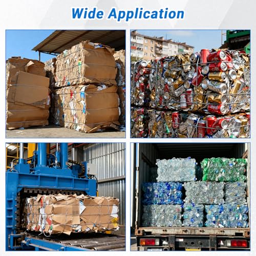 160 Roll Baling Wire 14 Gauge 14 Feet, Multi Purpose Galvanized Steel Wire Bulk Bundle Single Loop for Packaging Tie Cardboard Paper Textiles Plastic by Jowlawn - Image 7