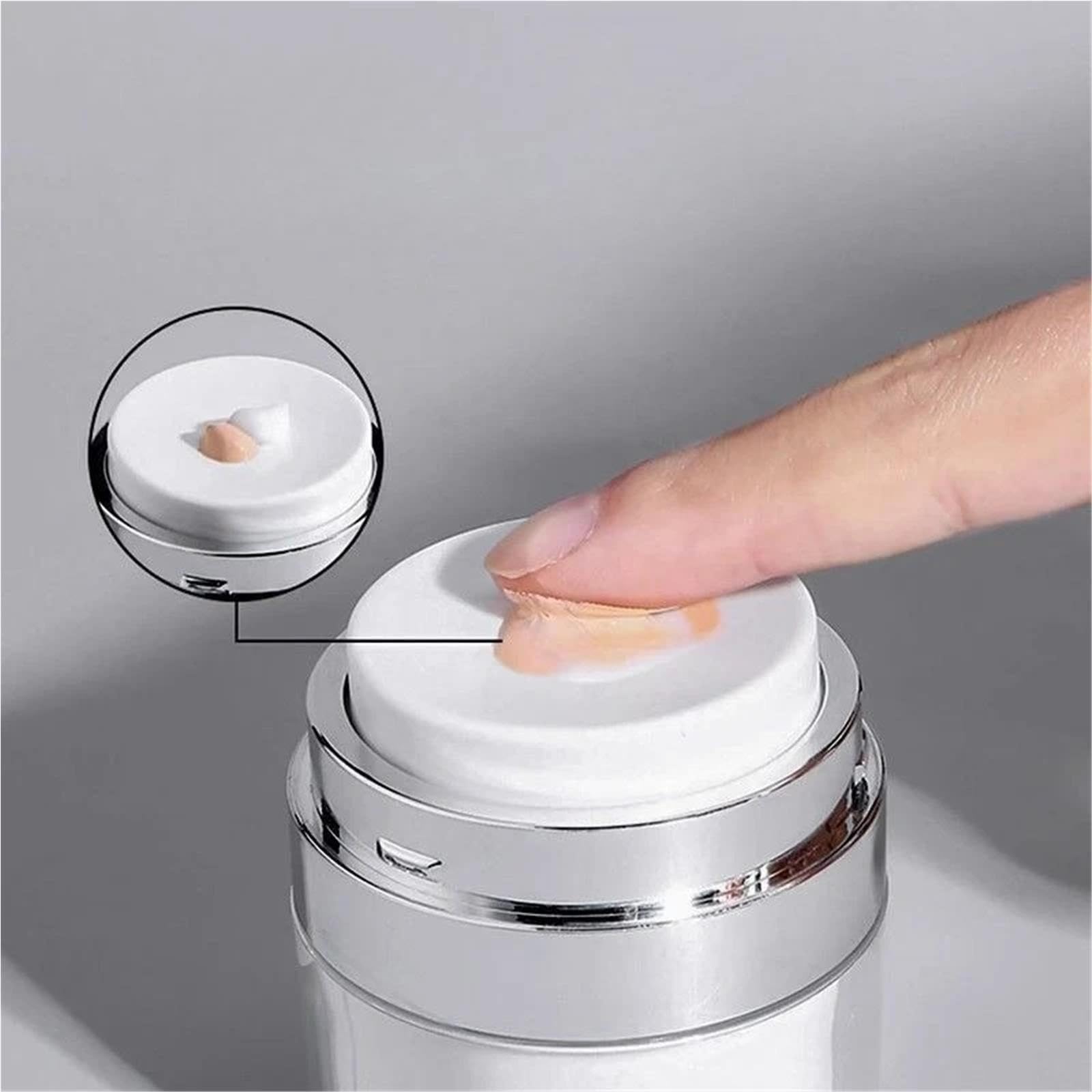 Bottiglie a pompa senza aria, 10 pezzi, 15/30/50 ml, vuote, ricaricabili