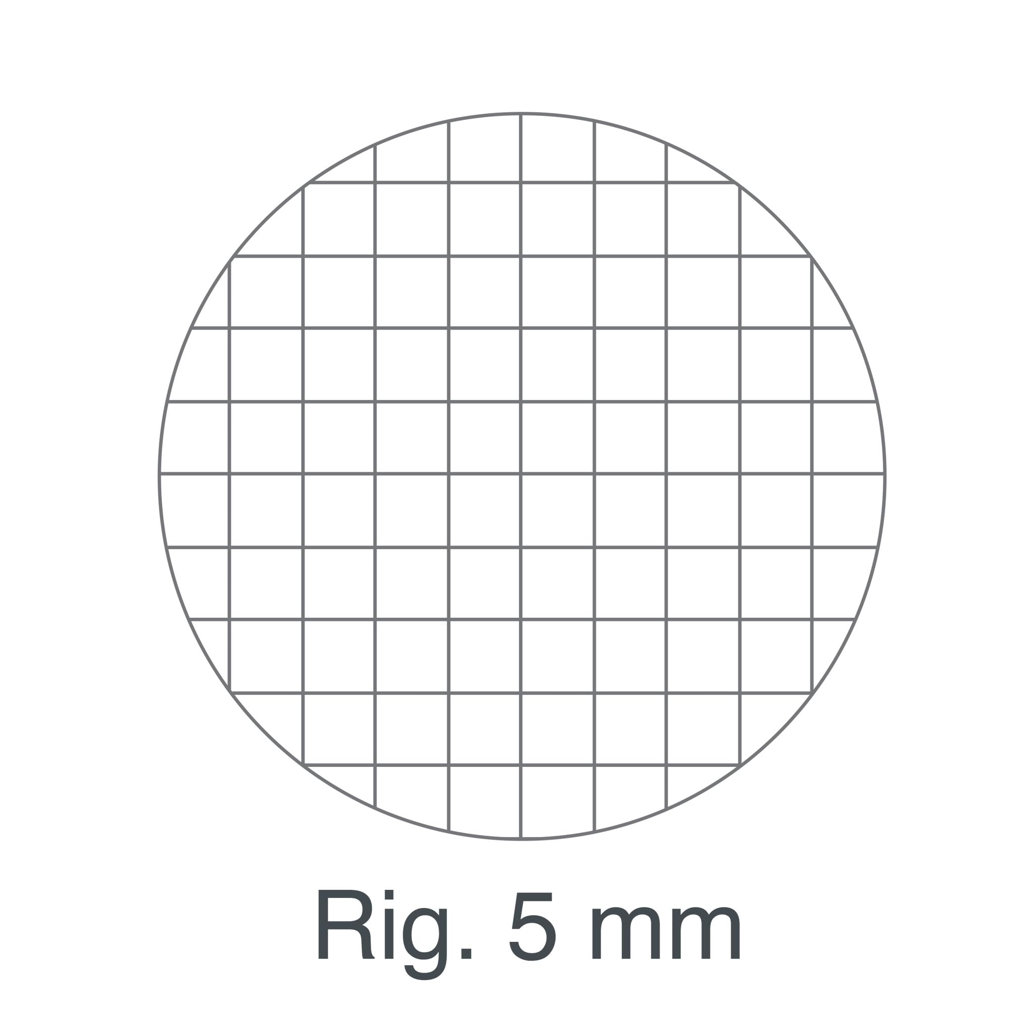 BM BeMore Ricambi Bandup A4 Con Banda Rinforzata Rigatura 5Mm Quadretti Con Margini 40 Fogli Carta 90G/Mq
