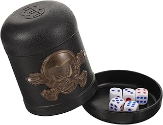 HAPINARY 1 Conjunto De Copo De Dados Útil Shaker De Dados Recipiente Adereços De Festa Acessórios De Jogo Acessórios De Dados Shaker De Dados Copo De Dados Copo De Plástico Copo De Jogo