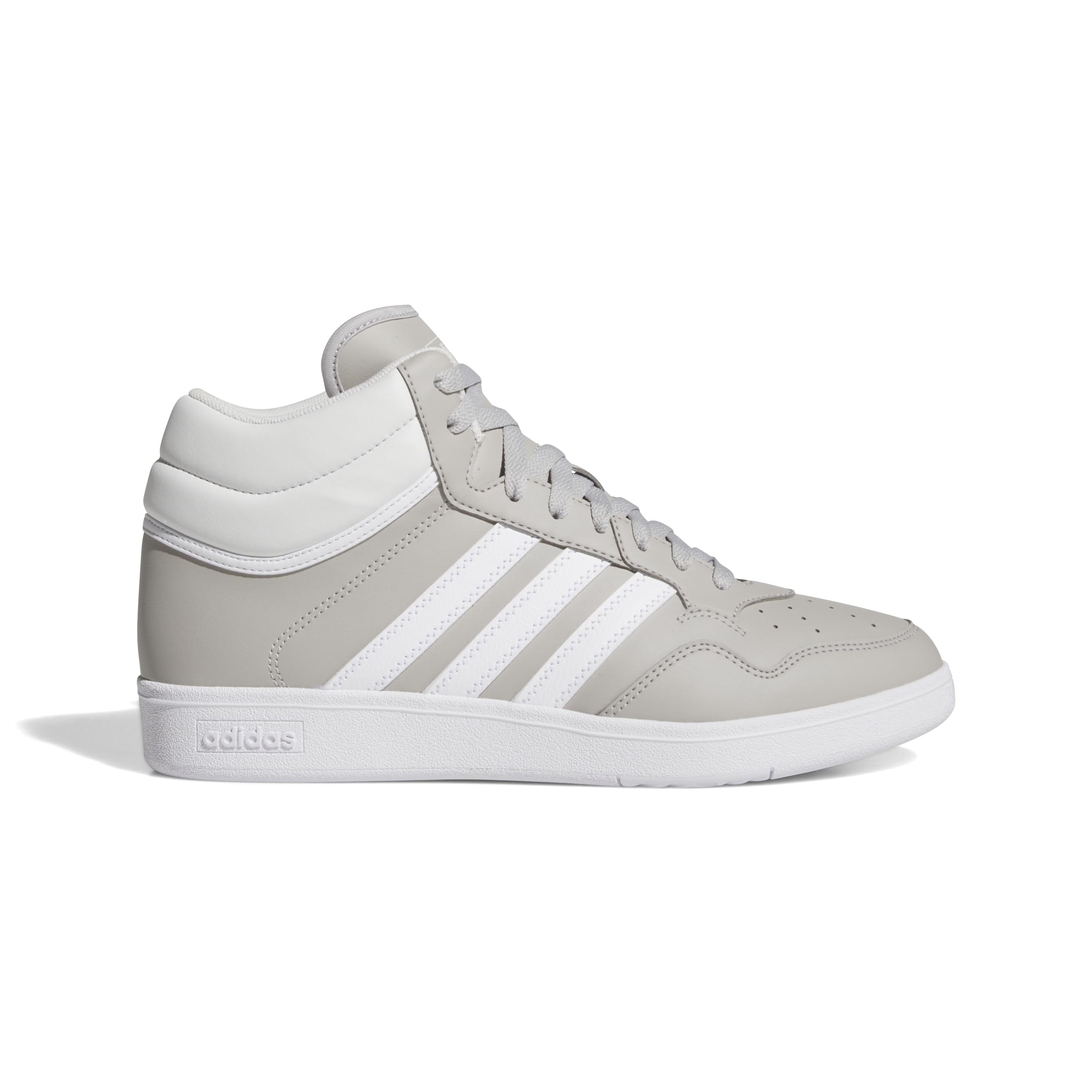 adidas Unisex Hoops 4.0 MID Shoes, Grey Two/FTWR White/Crystal White, 8.5 UK