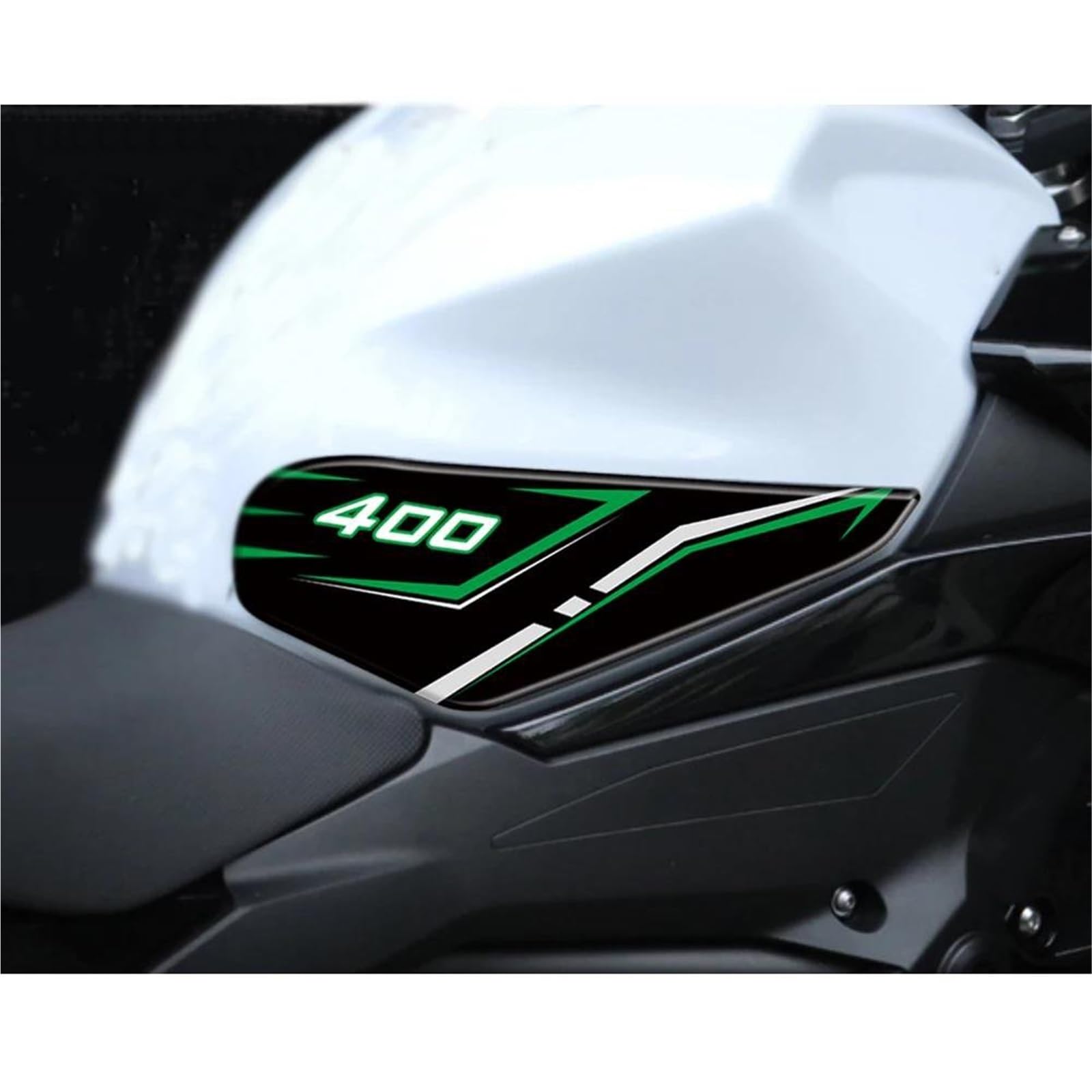 Paraserbatoio Adesivo Per Moto, Protezione Laterale Per Serbatoio Carburante Per K&awasaki, Per NINJA400, Per Z400. Tank Pad Adesivo(ROSSO,X-2)