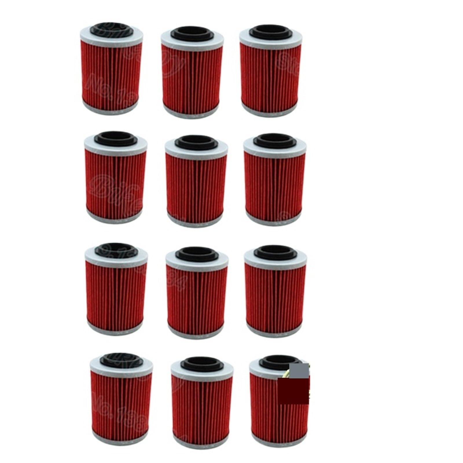 12 Uds filtro de aceite 850 570 1000 Outlander Max 650 450 800 500 400