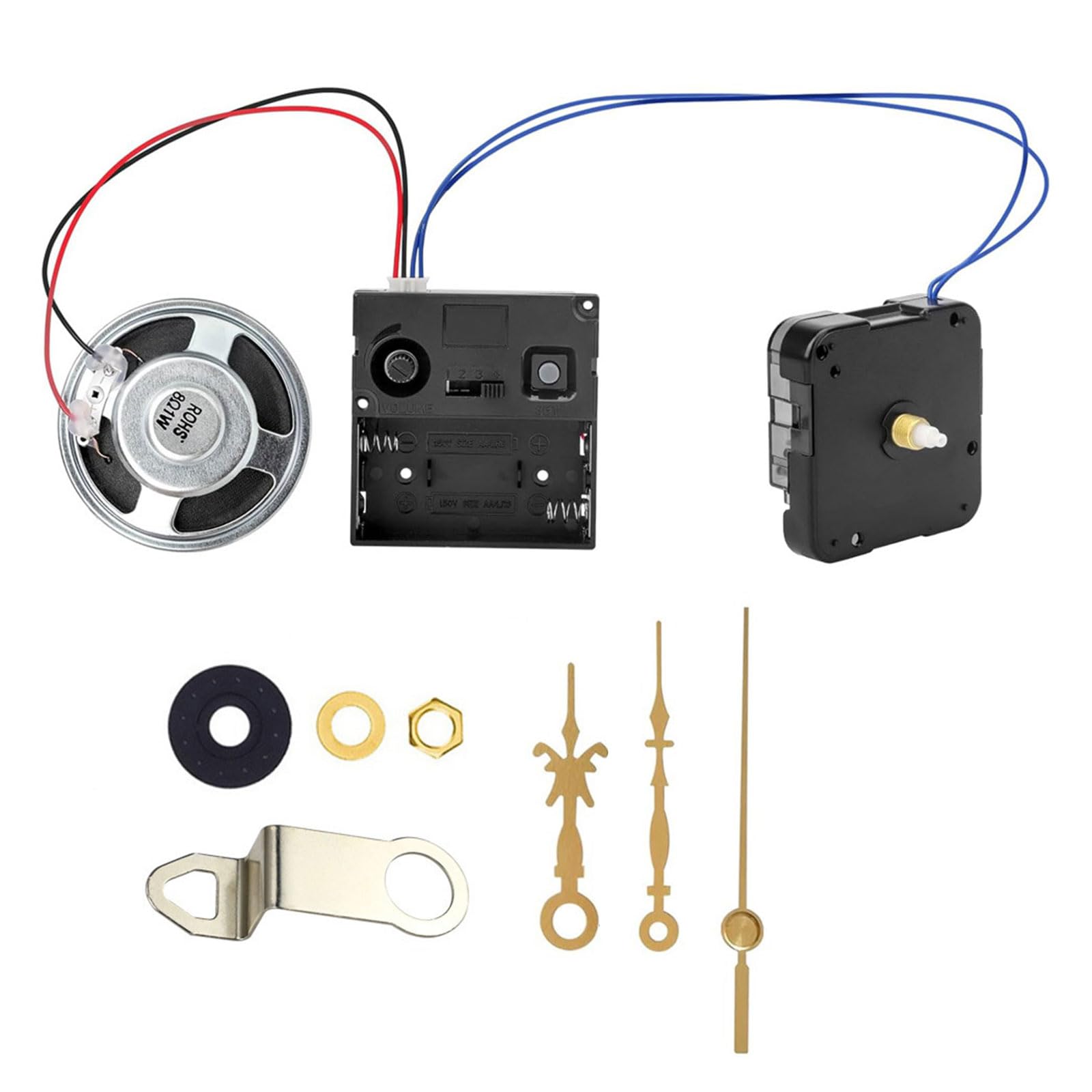 Uqezagpa Style5 Authentic Bells Melodys Clock Movement For Mechanical Clocks With 13Mm Shaft European Design Clock Maintenance Large Accessories For Floor Clocks