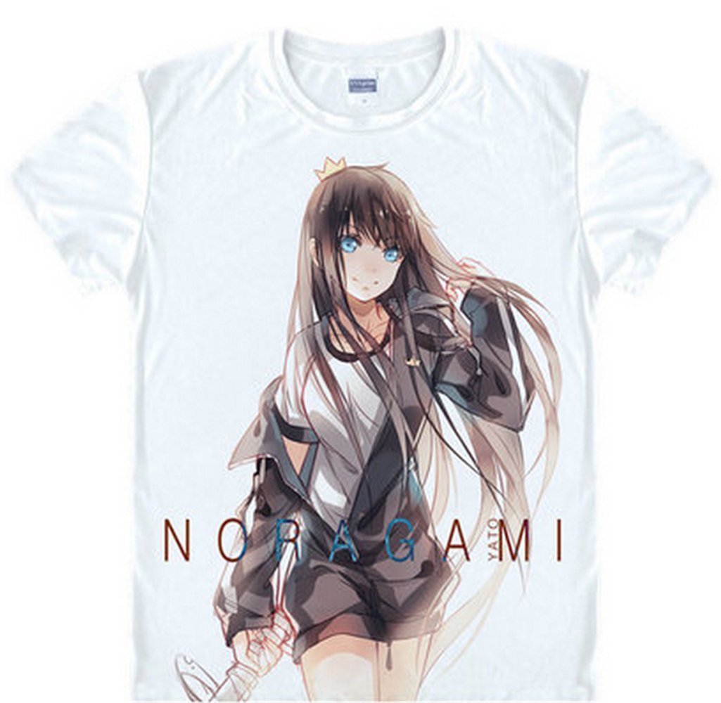 Noragami T-Shirt,Cartoon Anime Silk Men's/Women's Cosplay T-Shirt