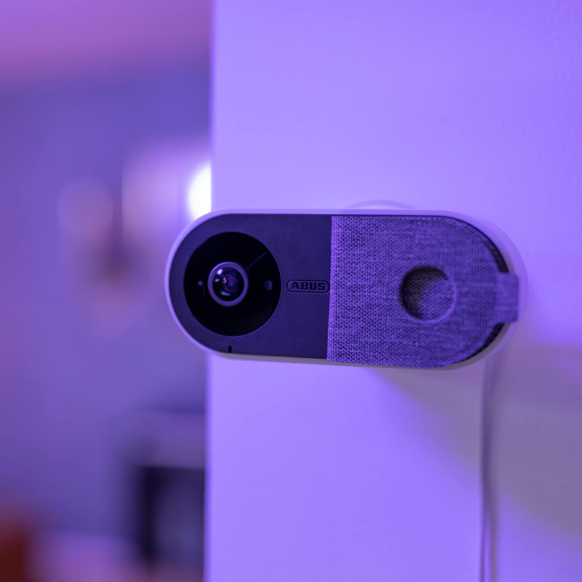ABUS Cámara de interior PPIC31020 WLAN Privacy - Full HD, 180° y WiFi Dual | Cámara de vigilancia con modo privacidad, visión nocturna, audio bidireccional y almacenamiento local en tarjeta microSD