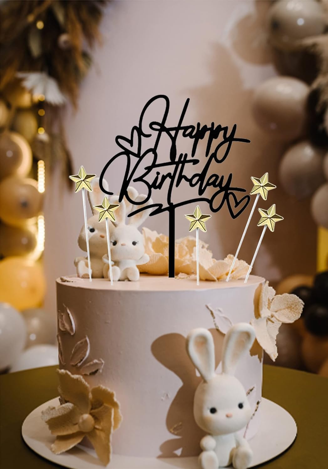 17 Mädchen BelleVive 6 Stück Tortenaufsatz Mit Schleife Und 1 Stück Happy  Tolle Torten, image size:1047x1500