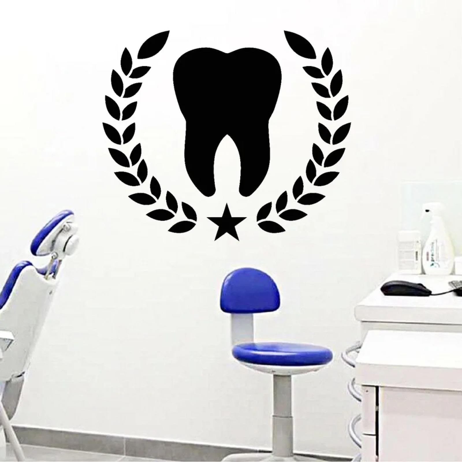 WEIMEIJIE Dental Clinic Wall Stickers, Dental Hospital Art Stickers, Dental Clinic, Dentist Vinyl Wall Stickers