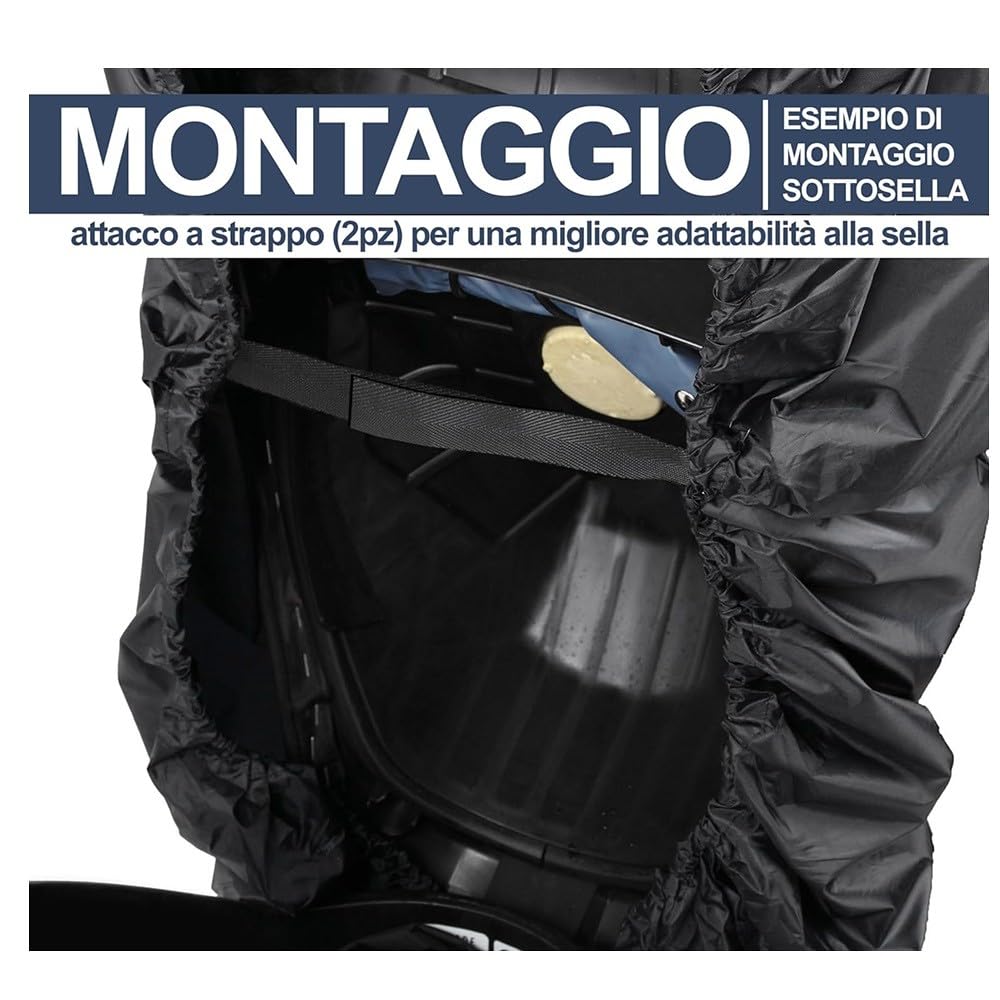 Coprisella Impermeabile Per BMW C 400 GT - Telo Antipioggia In Oxford 120x75cm Per Scooter