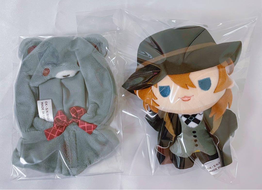 文スト 中原中也 くじ引き堂 ぬいぐるみ ポンチョ くじ 文豪ストレイドッグス 文スト 着せ替えっこぬいぐるみくじ」8月1日より発売！ぬいや着せ替え