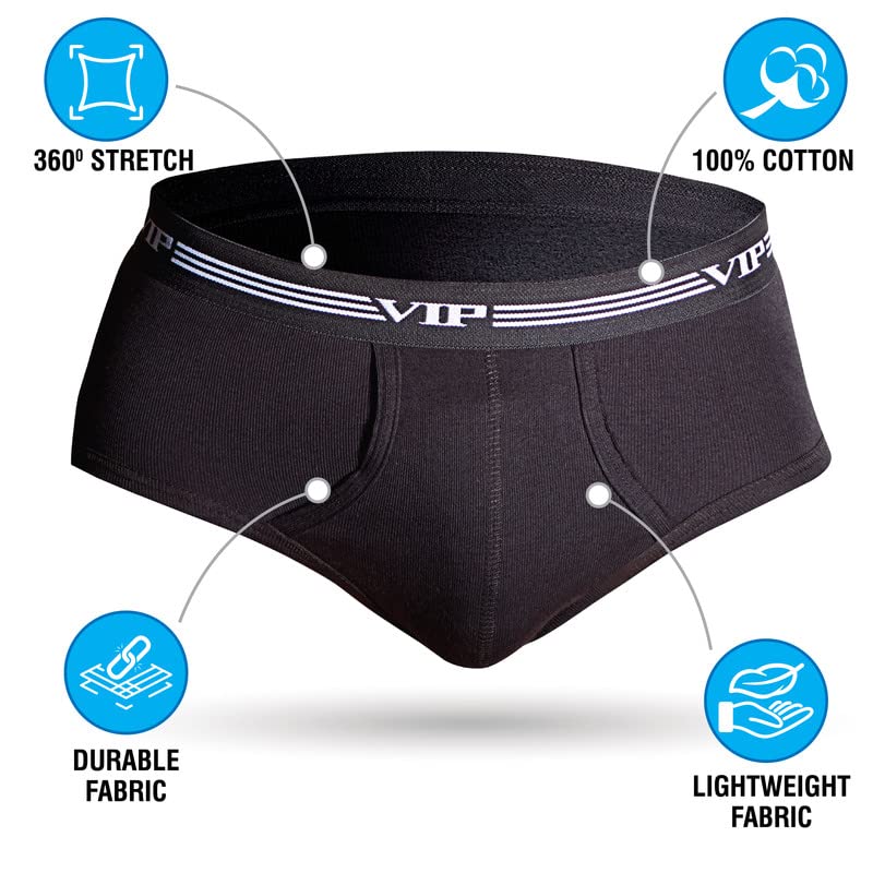 Image of VIP Champ Men's Cotton Briefs-Assorted Colours