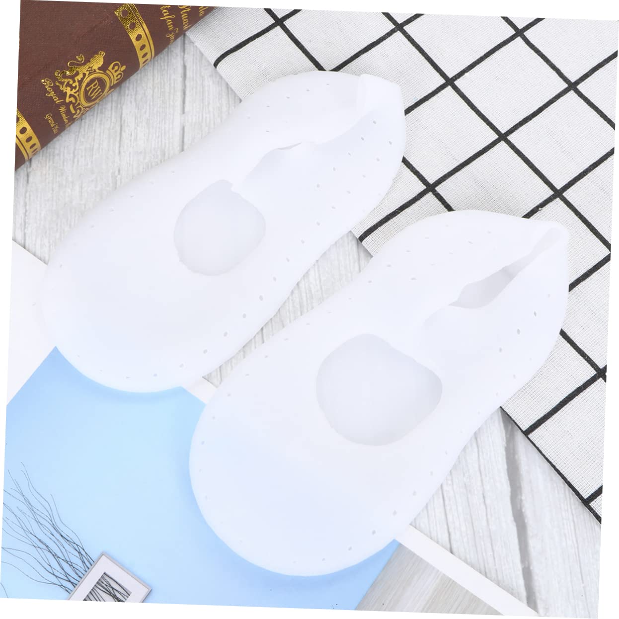 BESPORTBLE Elastic Boat Socks Waterproof Breathable for Women Men Beach Socks Room Socks Size s