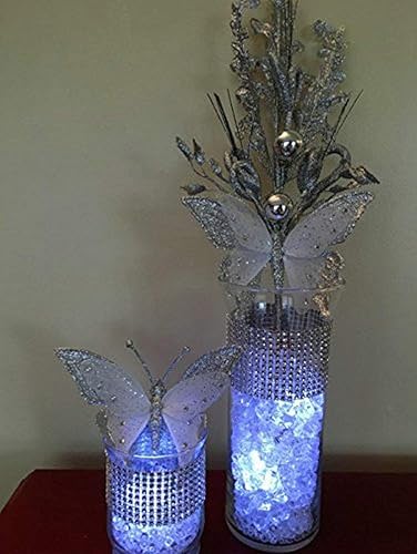 Miniatura 5 de Luz LED brillante sin llama, funciona con pilas, vela de té sumergible impermeable, decoración de jarrón subacuático para fiestas y bodas, paquete