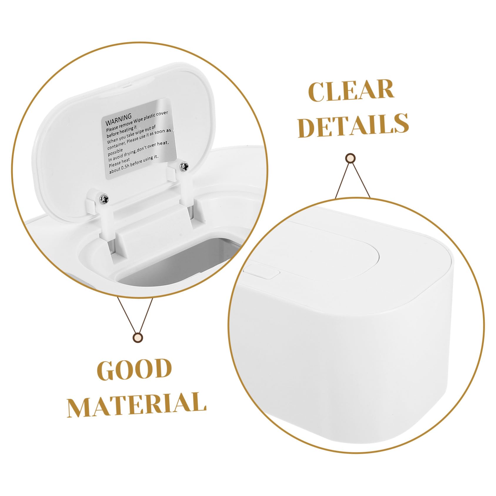 Calentador de Toallitas Húmedas USB Portátil para Bebés Calentamiento Rápido y Uniforme Batería de Gran Capacidad para Viajes y Uso Diario