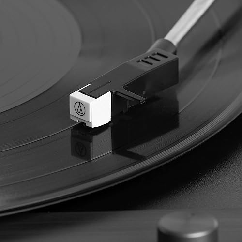 Miniatura 25 de Victrola Eastwood – Reproductor de discos Bluetooth – Tocadiscos de 3 velocidades, cartucho MM premium, transmisión de vinilo para transmisión