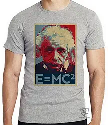 Camiseta Infantil ou Adulto Albert Einstein fórmula