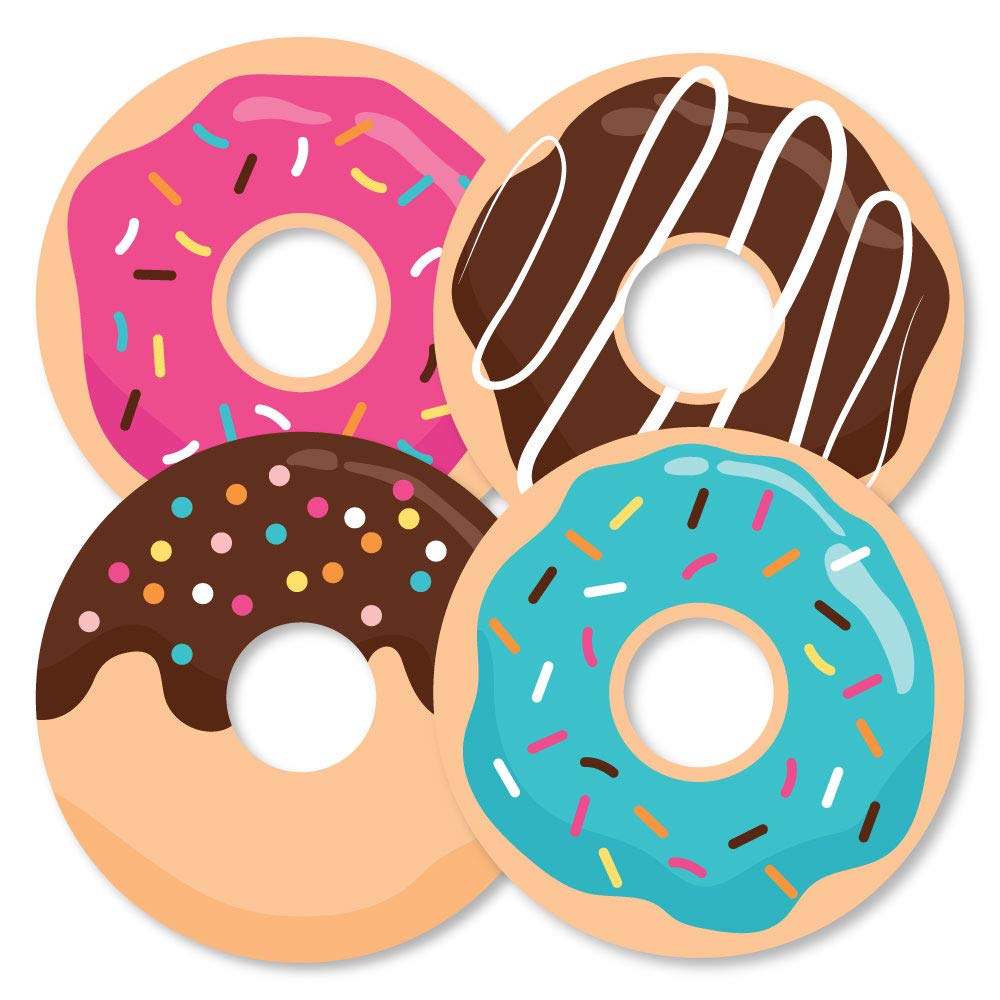 Big Dot of Happiness Donut Worry, Let's Party - Decorations DIY Essentials - Set of 20