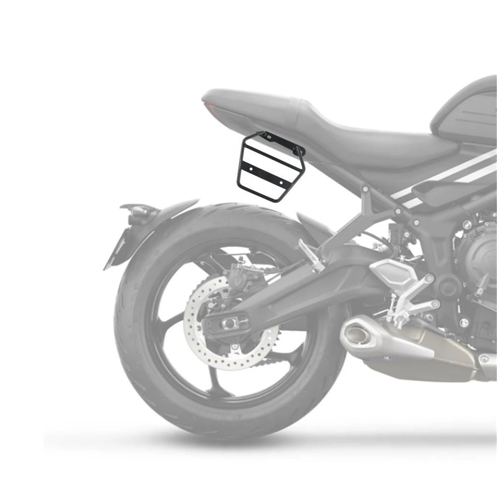 MESKEL para Trident 660 2021 2022 2023 2024 2025 Soporte De Bolsa Lateral Izquierda Maletero Derecho Portaequipajes Trasero Motocicleta