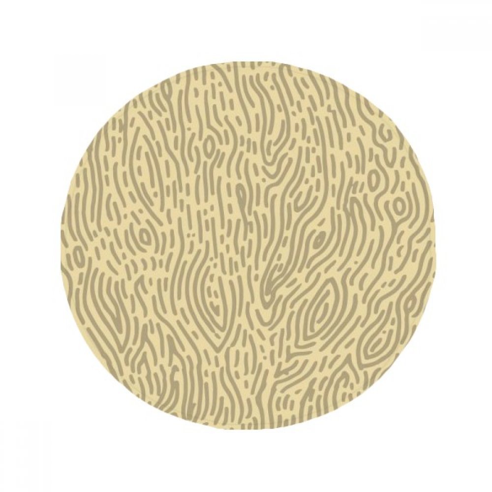 Tapis de cuisine jaune avec motifs d'empreintes digitales, cadeau original