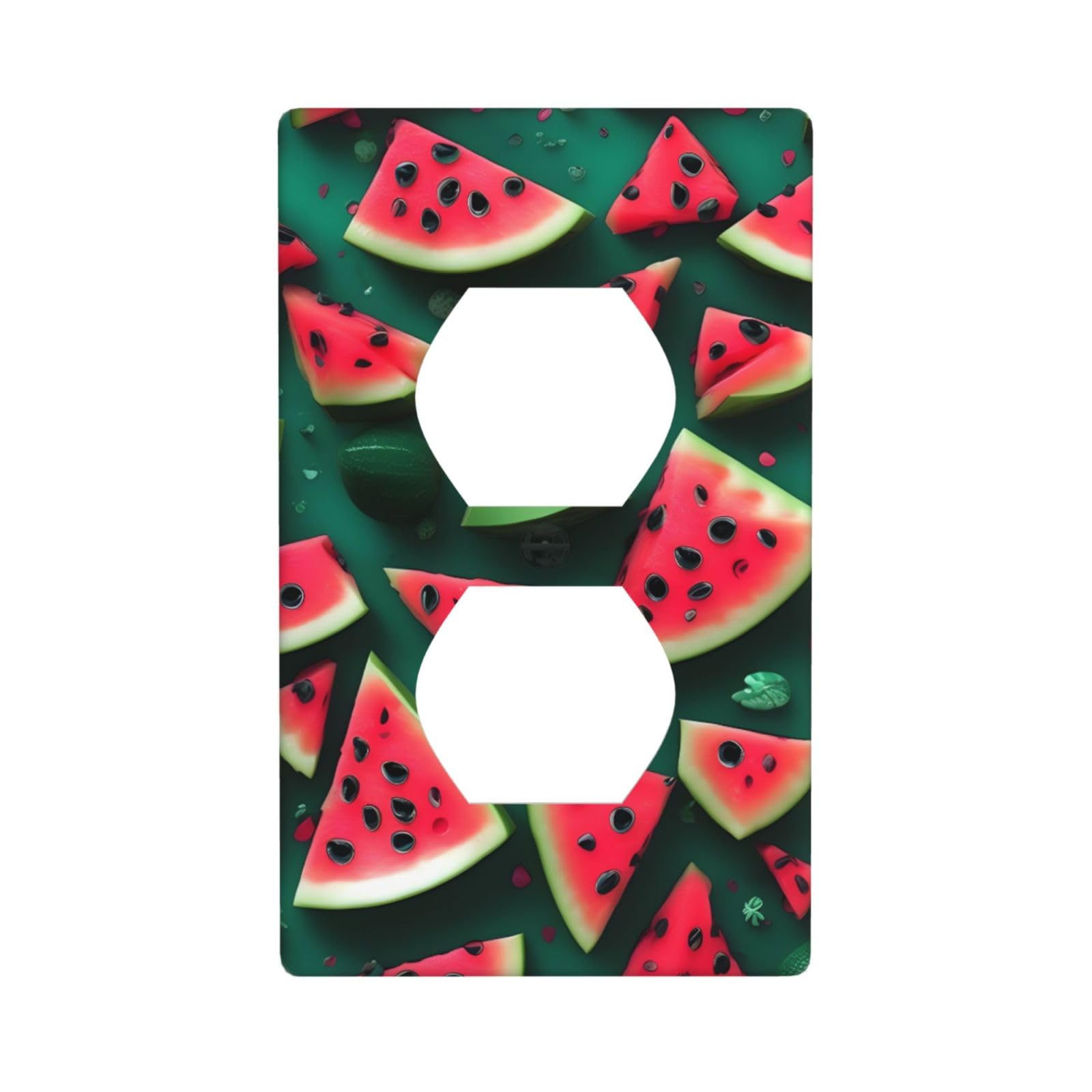 Dream Watermelon Decorative Switch Plate Cover-Unbreakable Polycarbonate Wall Plate for Home Office, 1 Gang with Screws