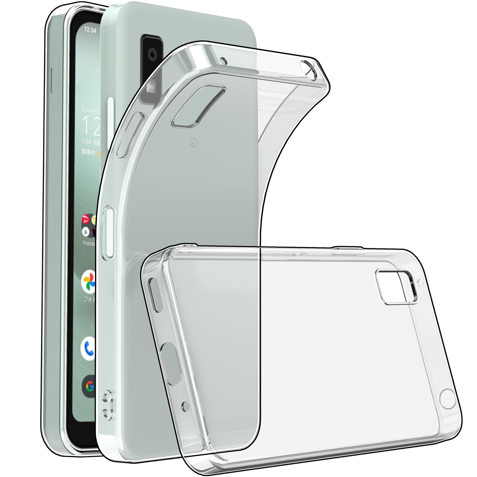 新品未使用SHARP AQUOS wish3 ホワイトSIMフリー+クリアケース Amazon.co.jp: AQUOS Wish3 ケース クリア 透明 シリコン