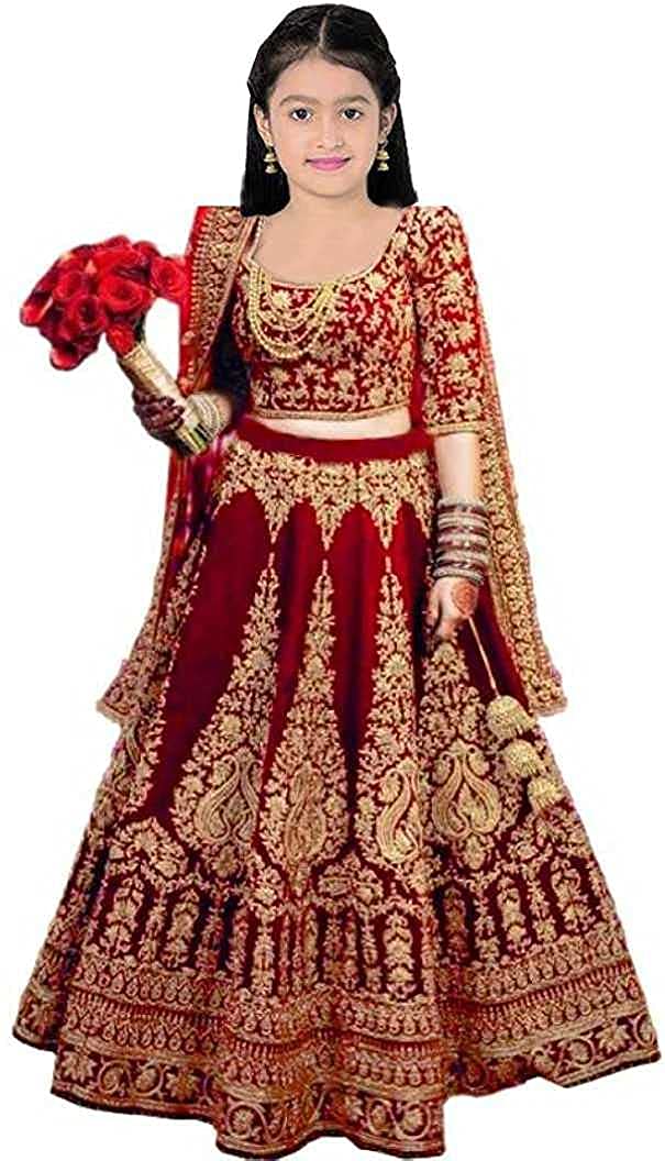 The Fashion PrimeGirl's Taffeta Satin Semi-Stitched All Color and Design Lehenga Choli