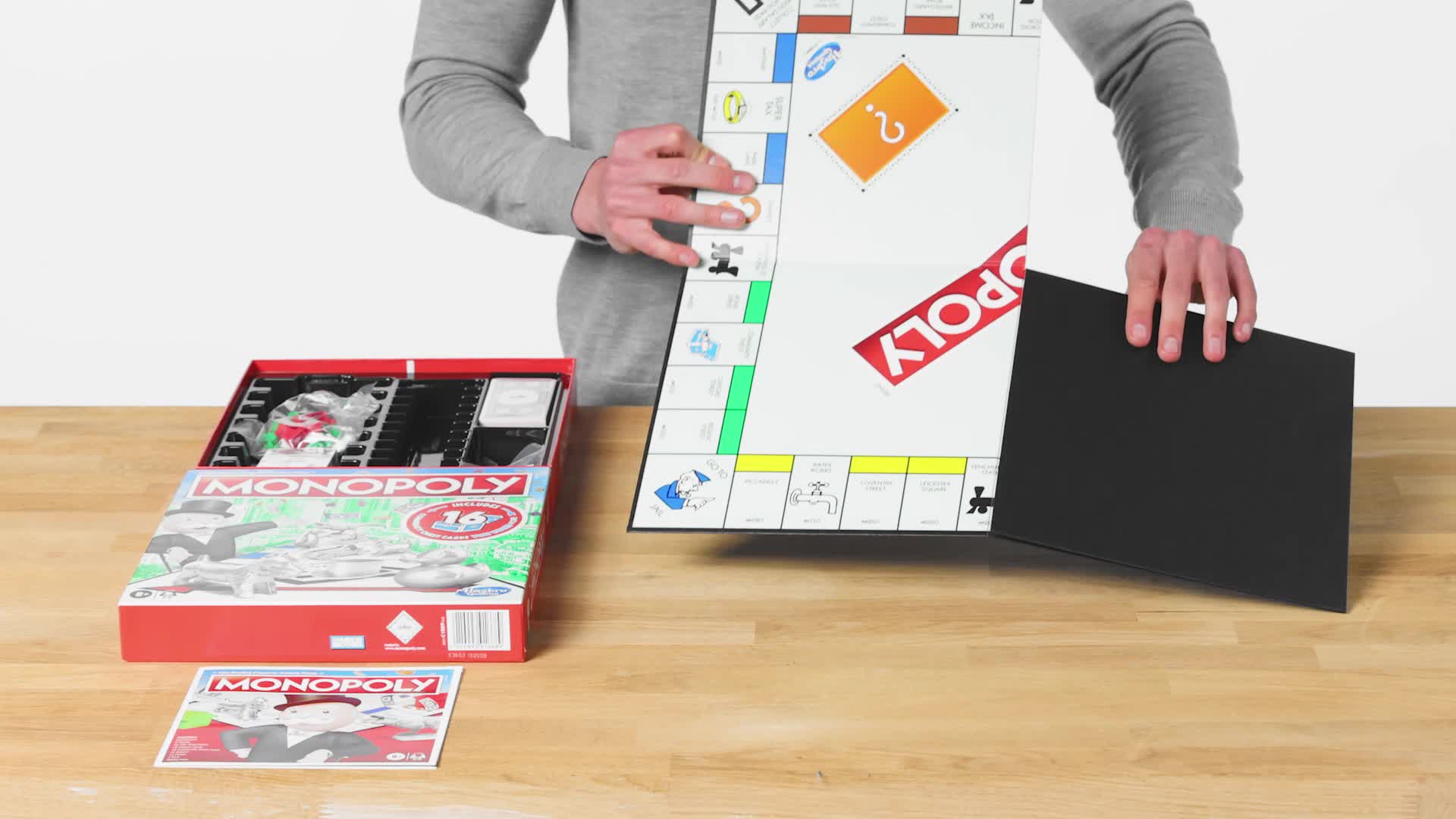 Monopoly Game,Family Board Game for 2 to 6 Players,Monopoly Board