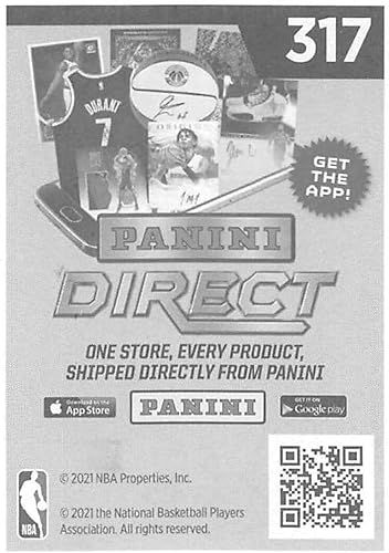 Miniatura 2 de 2020-21 Panini Stickers #317 Will Barton Official NBA Basketball Album Sticker Measuring 2.75 inch tall X 2 inches wide in Raw (NM or Better