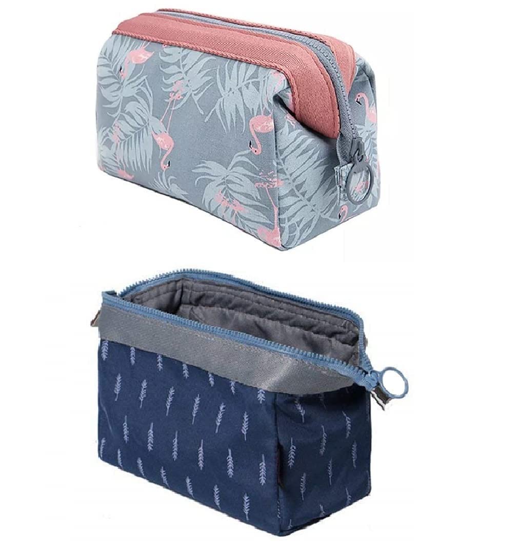 Eopzo Travel Toiletry Kit - Pack of 2 Portable Cosmetic Organizers with Lightweight Design, Modern Style,Drawing Opening, Versatile Compartments, Zipper Closure-picture-47
