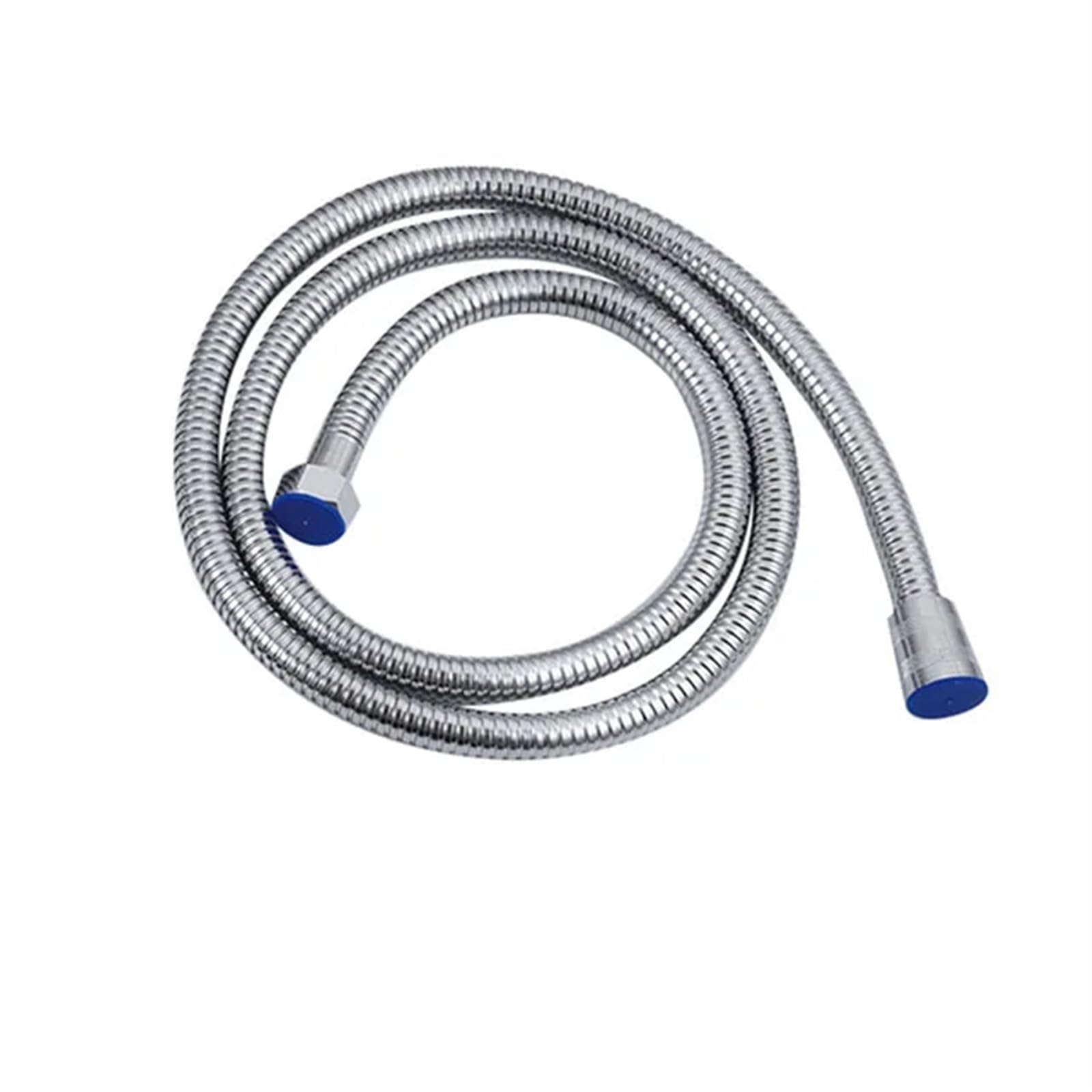 Stainless Steel Flexible Shower Hose, Shower Hose Black/Silvery 1.5/2M SUS304 Pipe Fittings(Silvery,1.5M)