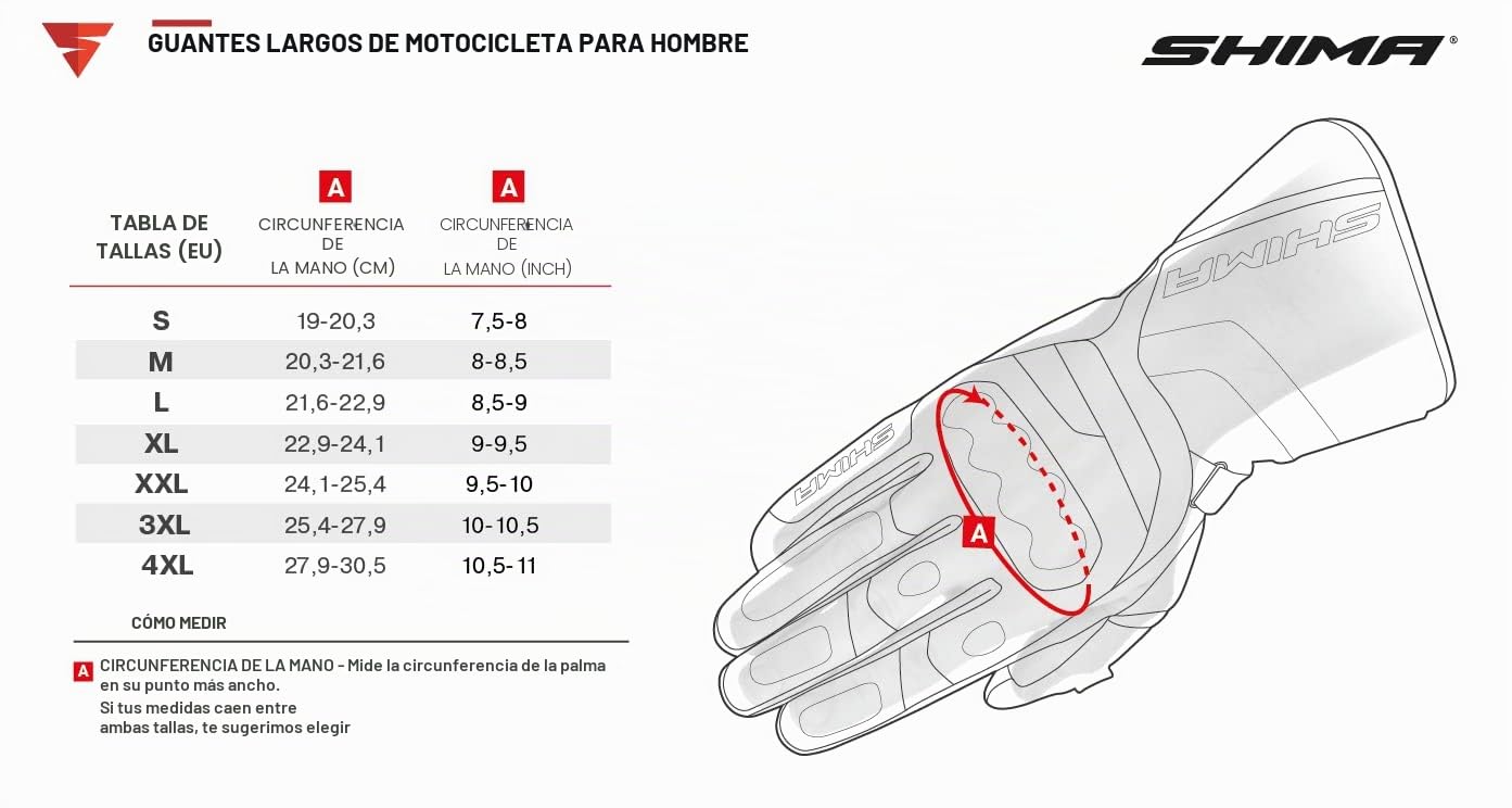 Shima Inverno - Guantes de Moto Hombre