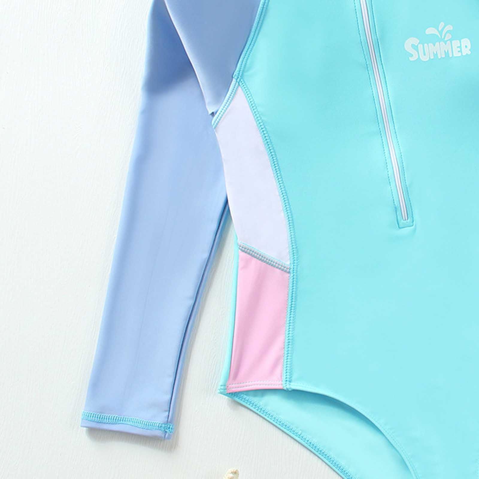 Camisetas de manga larga para niñas 7-13 años Surf Natación Playa Protección Solar