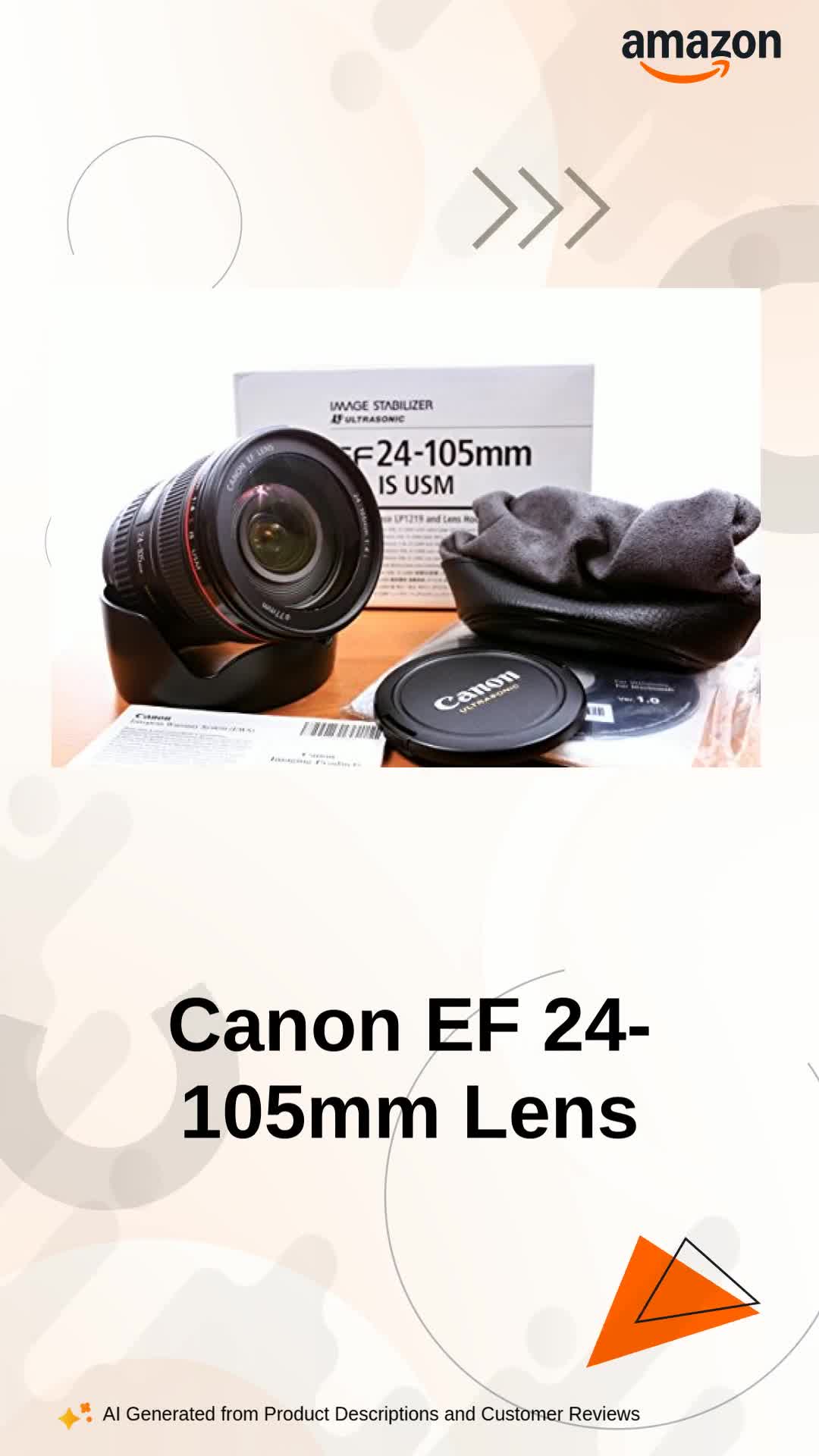 Canon EF24-105mm F4 L IS USM zoom Lens良品 Amazon.com : Canon EF 24-105mm f/4 L is USM Lens for Canon EOS SLR