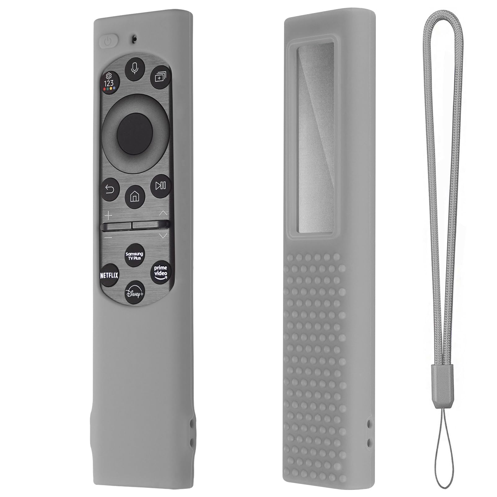 ADDGRIP Samsung TV Remote Cover, Samsung Smart TV Remote, QLED TV, Samsung Bluetooth Remote Cover, with Charging and Solar Panel Cut (Grey Color) (B09WKPQQ8V) Amazon Price History, Amazon Price Tracker