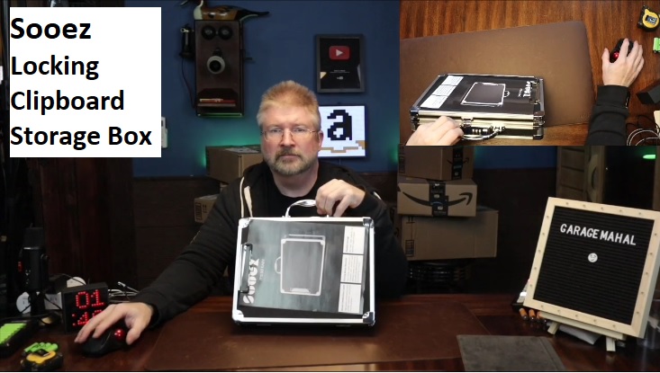 Watch Sooez Locking Clipboard Storage Box on Amazon Live