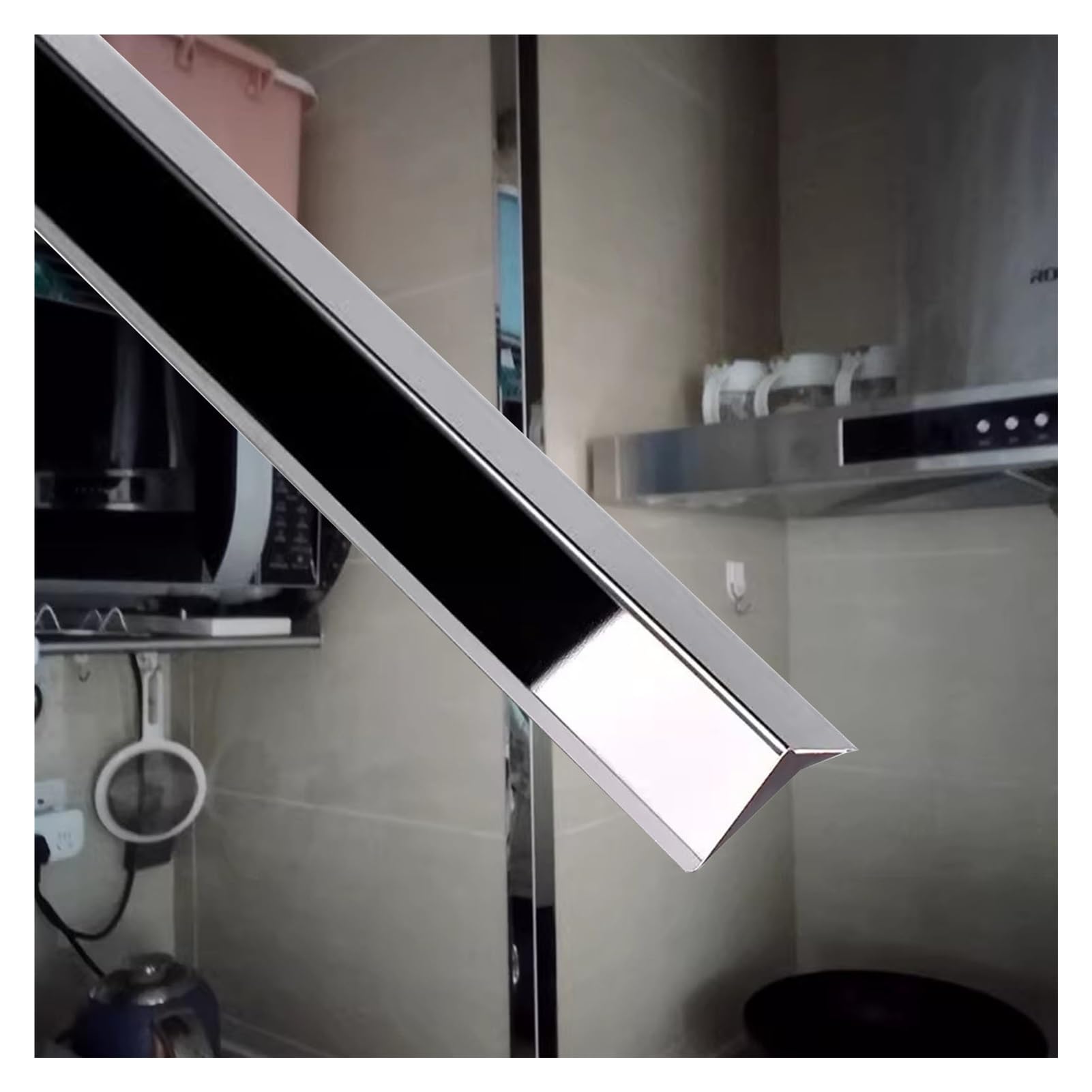 Paraspigoli Profilo Angolare Spigoli Tagliabile E Autoadesivi Protezioni Angolari Per Pareti, Acciai Inossidabili 100 120 140 160 180 Cm Di Lunghezza Protezioni Angolari Per Pareti/ Scudo, Casa E Uffi