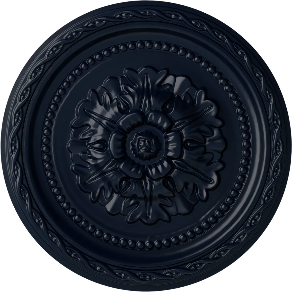 Ekena Millwork CM11PAUWF 11 1/2"OD X 1"P Palmetto Ceiling Medallion, Ultra Pure White — Amazon image 31