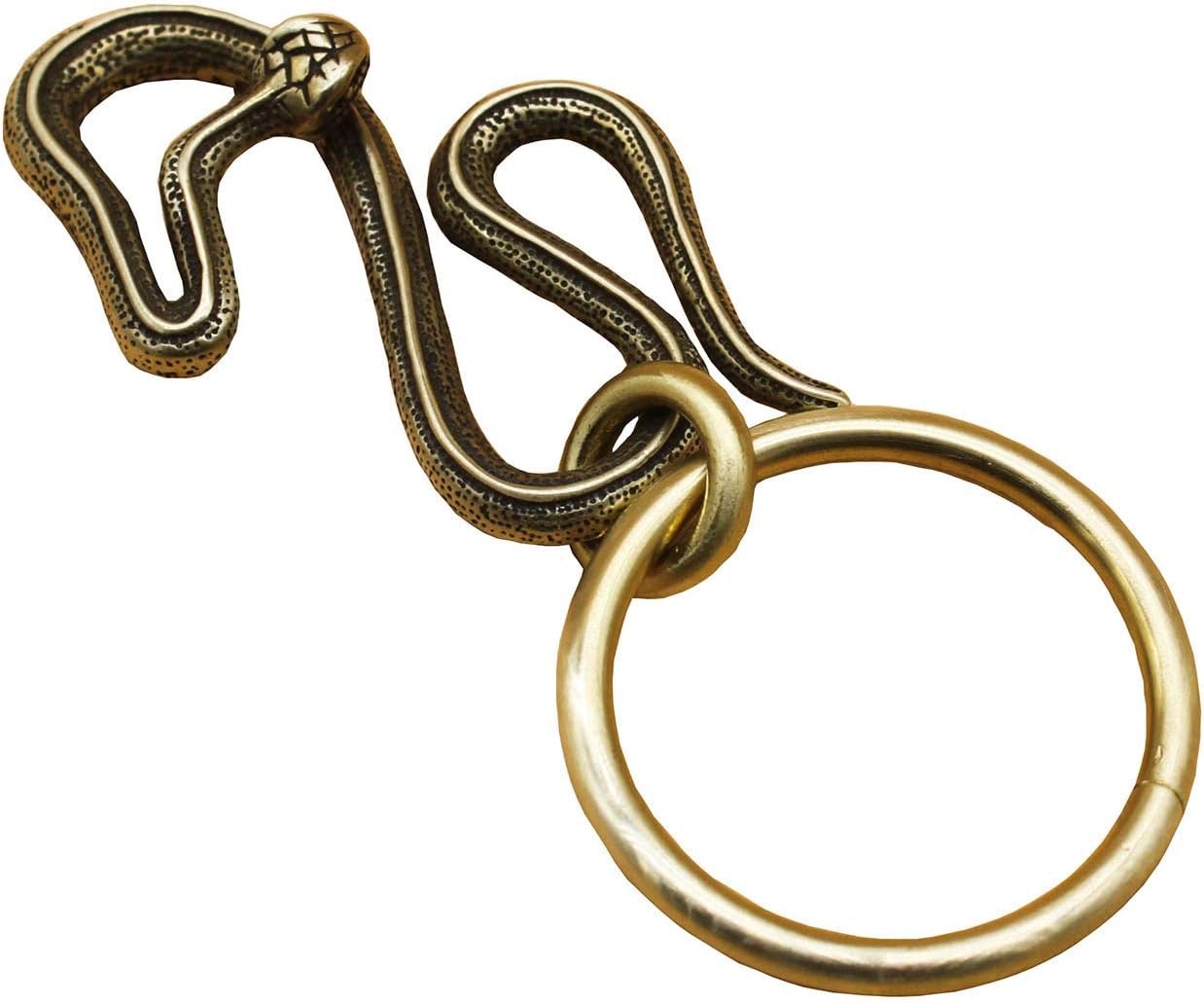 Solid Brass Keychains Key Holder Quick Disassembly KeychainBelt Clip Keychains for