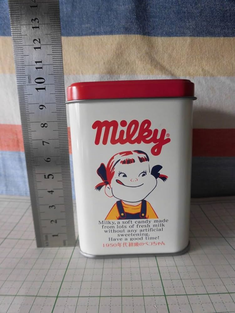 ✨超レア✨不二家　FUJIYA  ペコちゃん　当時物　ブリキ缶　BOX ✨超レア✨不二家 FUJIYA ペコちゃん 当時物 ブリキ缶 BOX