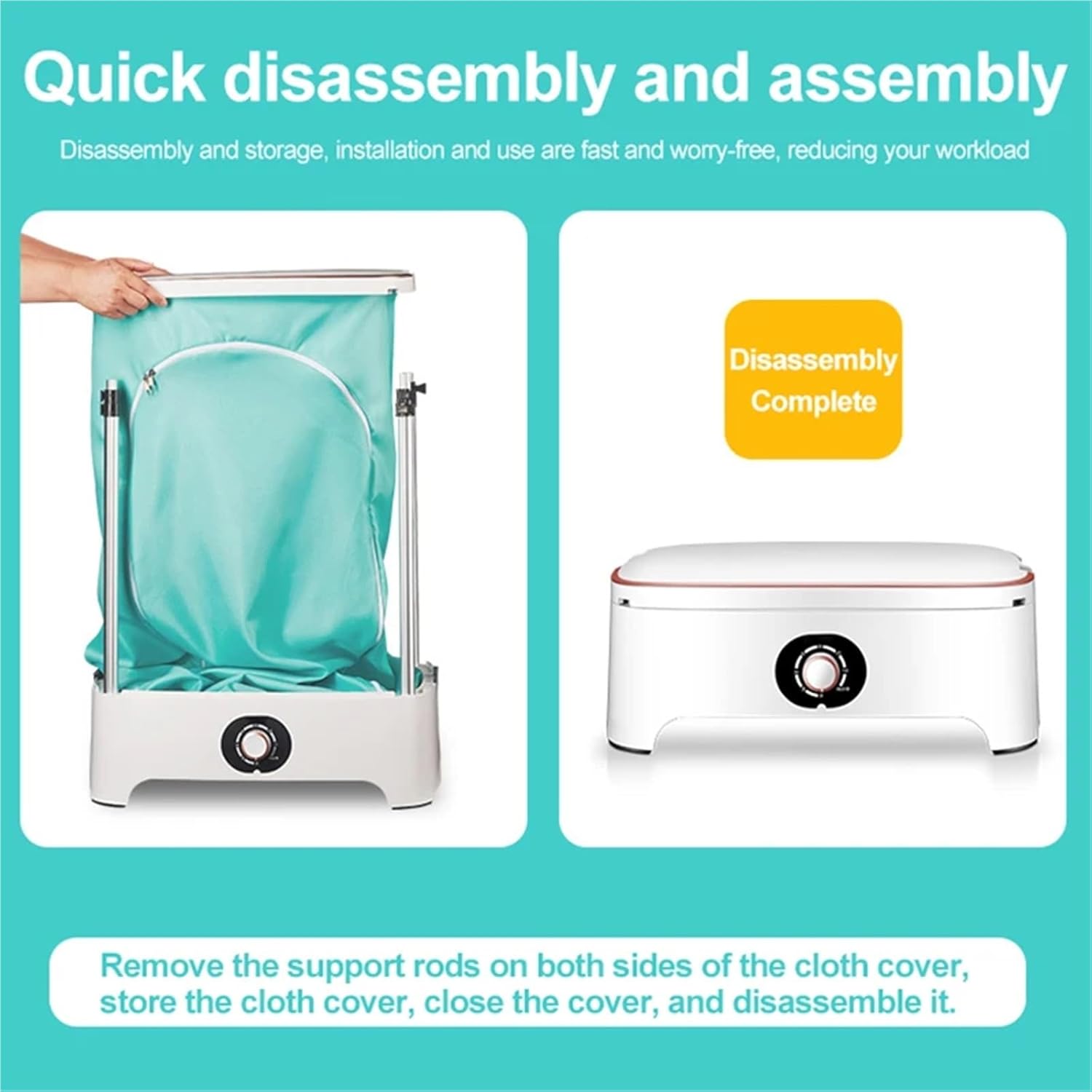 Portable Clothes Dryer, Automatic Other Clothes Dryers Ceiling Portable Foldable Household,for Travel,Apartment