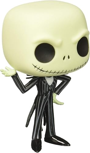 Miniatura 2 de Funko POP Disney: The Nightmare Before Christmas - Figura de vinilo de Jack Skellington Pop! (paquete con funda protectora compatible con Pop Box),