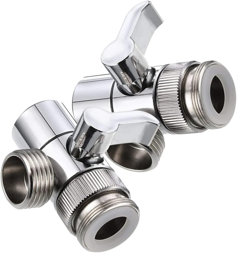 VILLCASE 2pcs faucet diverter sink hose attachment sink faucet to